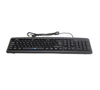 SIMPLETEK - Tastiera USB Cablata Universale con Kit Adesivi per Layout COREANO (QWERTY) - Design Standard - Plug & Play