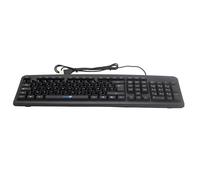 SIMPLETEK - Tastiera USB Cablata Universale con Kit Adesivi per Layout FRANCESE (AZERTY) - Design Standard - Plug & Play