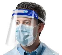 SIMPLETEK - Visiera di Protezione Schermo Viso Trasparente in Plexiglass, Paraschizzi Protettiva