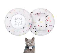 SimpleThings 2022 Airtag Collare per Gatti - Piccolo Supporto Compatibile Con Apple Airtag - 2 Pezzi Custodia Impermeabile per Animali Domestici All'interno di 1 cm