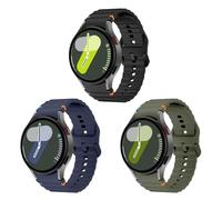 SimpleThings Cinturino sportivo in silicone per Galaxy Watch 7, 40 mm, 44 mm, No Gap regolabile, per Samsung Galaxy Watch 6/5/4/6 Classic/4 Classic/5 Pro Work Out Uomo Donna