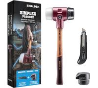 Simplex Plusbox Starter Kit, martello morbido Simplex D60, composizione gomma/superplastica, con alloggiamento in ghisa malleabile e 1 inserto in gomma con supporto e coltello da taglio | 3027s027