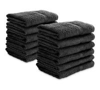 Simpli-Magic 79178 Asciugamani in cotone, 40,6 x 68,6 cm, confezione da 12, colore nero, non candeggiare, 12 pezzi