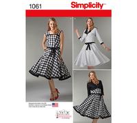 Simplicity 1061 Vintage Swing Dress and Lined Jacket Sewing Pattern for Women Sizes 412