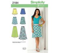 Simplicity 2184 - Cartamodello per Gonna da Ragazza, Taglie 38-46