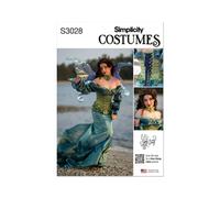 Simplicity 3028 Costumi Fantasia Per Donne Modello Cucito Taglie 6-14 E 16-24