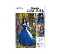 Simplicity 3029 Abiti Da Ballo Costumi Misure 6-14 E 16-24