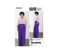 Simplicity 3036 Misses Pantaloni Cartamodello Taglie 8-16 & 18-26 Abilità: