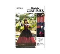 Simplicity 3063 Costume Di Gonna Corsetto Modello Per Donne Taglie 6-14 & 14-22