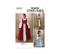 Simplicity 3127 Misses Costume Abiti Cucito Motivo Misura 8-16 & 18-26 Cosplay