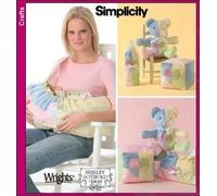 Simplicity 4075 Sewing Pattern Shirley Botsford Baby Accessories Carrier Blocks Bottle Warmer