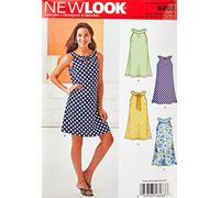 Simplicity 6263, Misura 34/36/38/40/42/44 (A 8/10/12/14/16/18) Modello A, New Look, cartamodello.