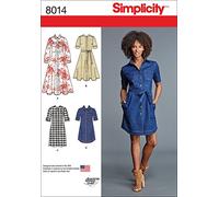 Simplicity 8014u 12,70 cm (5")-Maglietta da Donna Sewing Pattern, di Carta