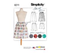 Simplicity 8211 Misses Dirndl Gonne Cucito Motivo Taglie 4 - 12 & 14 - 22 Facile
