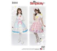 Simplicity 8444 Misses Lolita Costume Cucito Motivo Misura 4-12 & 12-20 Media