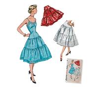 Simplicity 8456Pattern 8456 - Sottoveste e Slip da Donna, Stile Vintage, Colore: Bianco Carta, D5 (4-6-8-10-12)