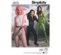 Simplicity 8670 Costumi Cosplay Per Donne Modello Di Cucito Taglie 6-14 E 16-24
