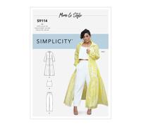 Simplicity 9114 Pantaloni Abito Top Modello Cucito Donne Taglie 6 - 14 & 16 - 24