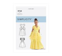 Simplicity 9168 Bambini & Ragazze Principessa Costume Cucito Motivo Taglie 3-6 &