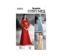 Simplicity 9812 Misses' Medievale Costumi Cartamodello Taglie 6-14 & 16-24