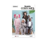 Simplicity 9842 PER BAMBINI Animale Costumi Cucito Motivo Misura 3-8 Media