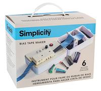 Simplicity Bias Tape Maker, bianco, taglia unica