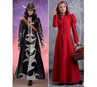 SIMPLICITY - Cartamodello S8974 per costume da cosplay da donna, carta, bianco, vari