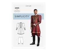 SIMPLICITY Cartamodello S9095 per costume storico da uomo, 44-46-48-50-52, BB