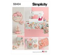 Simplicity Cartamodello S9404 per accessori da cucito, colore: bianco