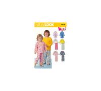 Simplicity Creative Patterns New Look 6170 Pigiama per bambini e ragazzi A 1/2-1-2-3-4-5-6-7-8
