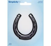 Simplicity Horse Shoe Iron On Applique 10.31 x 12.45 x 0.2 cm Multic