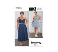 SIMPLICITY Mimi G Style BB SS9894BB - Top e gonna da donna in due lunghezze (20W-22W-24W-26W-28W)