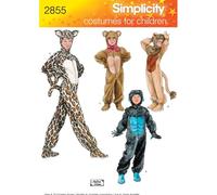 Simplicity - Modello 2855 da Bambini, Costumi per Bambini e Bambine Taglia XS, S, M, L