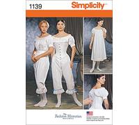 Simplicity Pattern 1139 Misses 'Civil War Undergarments, HH (6 - 8-10 - 12)