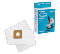 Simplicity SBCH-3 Sacchetti di ricambio per aspirapolvere Brio Canister, sacchetti per aspirapolvere XL, confezione da 3