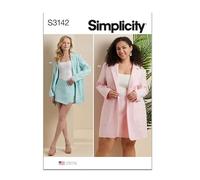 Simplicity Sewing Pattern SS3142W3 - Cartamodello per blazer e gonne da donna W3 (30W-32W-34W-36W-38W)