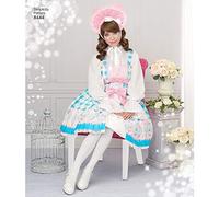 Simplicity Simplcity 8444Pattern 8444-Costume da Donna Lolita, Carta, Bianco, P5 (12-14-16-18-20)