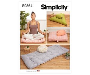 Simplicity SS9364OS - Cuscino decorativo per la casa per rendere il vostro spazio di meditazione, comodo e sereno, disponibile in sei misure e forme.