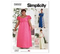 Simplicity SS9502AA - Costume da donna, taglie forti AA (10-12-14-16-18)