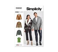 Simplicity SS9692A Giubbotto, Gilet e Cintura Unisex A (XS-S-M-L-XL-XXL)