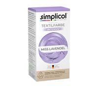 simplicol Colore per tessuti intenso Miss Lavanda | Facile da colorare in lavatrice | Colore liquido e polvere di fissaggio | Confezione da 1