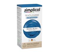 simplicol Colore per Tessuti Intenso, Misto Cotone, Royal-Blu, 1 Unità (Confezione da 1), 600