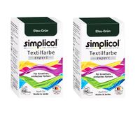 SIMPLICOL Colore Tessile EXPERT 2x EFEU Verde per 600 g Stoffa anche Lana