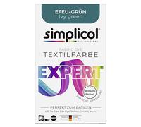 Simplicol Fabric Dye expert, Colorante per tessuti, colore per lavatrice o colore manuale, Verde (Efeu-Grün), 1 confezione