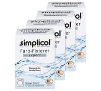 simplicol fissante di Colore per Tessuti: Aumenta la Durata e la brillantezza dei Colorati. Lavaggio a Mano o Lavatrice - 4 Confezione