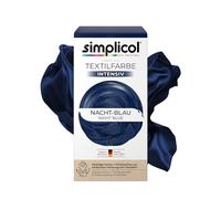 Simplicol Tessile colore intenso (18 colori) 1808, Semplice tessuto tintura nella lavatrice, completo confezione con colorante ittel e polvere di fissaggio, Notte blu, 1 confezione