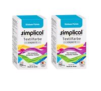 Simplicol Tessuti Expert 2x Colore Mare Del Sud Turchese per 600g Anche Lana