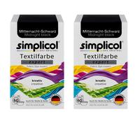 Simplicol Tessuto Vernice Expert Mezzanotte Nero 150g Colore per Lana & Seta