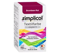 Simplicol Tessuto Vernice Expert Mora Rosso per 600g 2x Colore & 1x Fissatore