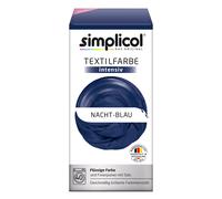 Simplicol Tessuto Vernice Intensivo All IN 1 Notte Blu Colore Incl. Fixierpulver